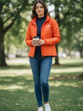 The North Face Orange Ski Jacket